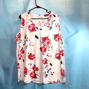 Floral print blouse